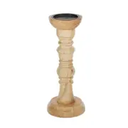 Coast To Coast Home - Candle Holder Kiele Natural Wood 12X31cm