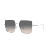 Burberry Sunglasses BE3133 1005G9 58mm Silver / Light Brown Gradient Lens