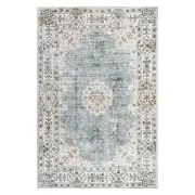 Floor Rug Short Pile Washable Vintage Carpet Soft Plush Non Slip 80x120
