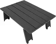 Portable Beach Table, Aluminum Ultralight Picnic Camping Table Compact Mini Beach Picnic Foldable Table with Carry Bag Low Table for Outdoor Picnic Cooking Camp Travel, 15.7x11inch