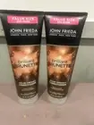 JOHN FRIEDA brilliant BRUNETTE COLOR VIBRANCY CONDITIONER 10.1 VALUE SIZE 2 PACK