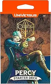 UniVersus: Critical Role: Heroes of Exandria - Percy Starter Deck - Ready to Play Character Deck, Deck-Building Battle Collectible Card Game, Licensed