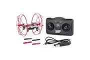Air Hogs Hyper Stunt-Red- Unstoppable Micro RC Drone Toy Remote Control Plane Ages 8+