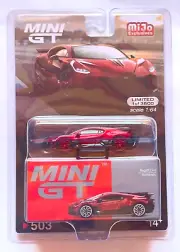 MINI GT 1:64 Bugatti Divo Red Metallic LHD Diecast Model Car MGT00503 Chase