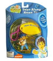 Dora the Explorer Go Diego Go Take Along Name Tag Clip On