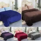 Raschel Winter Warm Soft Mink King Queen Size Fleece Blanket Embossed Floral Bed