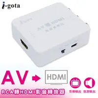 在飛比找PChome24h購物優惠-i-gota RCA轉HDMI影音轉換器(RCA-HDMI)