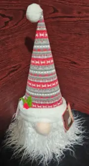 Holiday Time Brand NEW Tree Topper Gnome