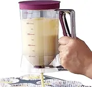 Pancake Batter Dispenser,Batter Separator Kitchen Tool for Baking |Easy Pour Baking Supplies for Waffles, Pancakes, Muffins, Cookies, Cupcakes