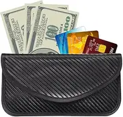 Signal Blocking Bag Car Keys - Key Fob Cage Block Signal Anti-Theft Case | Carbon Fiber Radiation-Proof Anti-Theft Bag for Key Fob