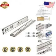 18" Heavy Duty Soft Close Drawer Slides - Ball Bearing Full Extension, 12 Pairs