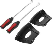 ASAKKURA Tire Cover Motorcycle Tire Irons Tire Change Kit Tire Change Tools Tire Iron Spoons Pencil Tire Pressure Gauge Tire Changer Machine Tire Plug Kit Presta Valve Extender Tire-lever