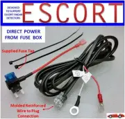 ESCORT Radar Detector Direct Power Cord - Fuse Box Tap Connection (DP-ESCTa)