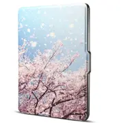 for Amazon kindle youth version 2019 6 inch Japanese Cherry Print Horizontal Flip PU Leather Protective Case
