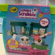 Crayola Scribble Scrubbie Pets Scented Spa Playset, Gift for Kids, Art Kit