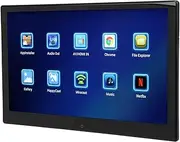 DAUB Car DVD Player, 13.3in Android 10.0 Multifunction 1080P Headrest Video Player, Touch Screen WiFi 4K Video Playback, Black, LCD, 13.3 x 13.3 x 13.3 inches, Portable DVD Player