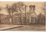 FREDERICKSBURG VA - Presbyterian Church and Chapel early 1900s sepia Mint