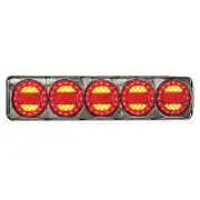 LED Autolamps Stop Tail Indicator Reflector Light Maxilamp 5 Lamp Bulk