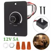 DC-12V 5A Dimmer Switch PWM LED Dimmer Switch for Campervan Motorhome Cars Best