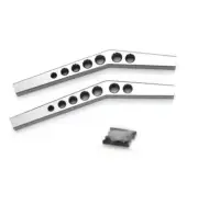 Axial Wraith HD Aluminum Upper Links Silver ST Racing STA80083US