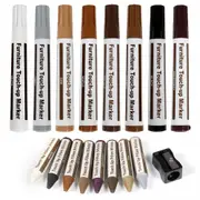 17pcs Furniture Repair Kit Wood Markers and Wax Sticks