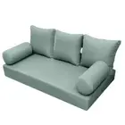 |COVER ONLY| Style 3 Full Knife Edge Daybed Mattress Bolster Pillow Covers AD002