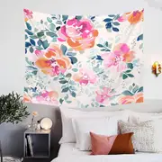 Pastel Flowers Tapestry