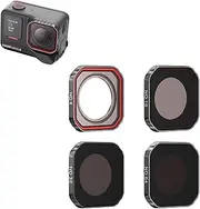 TEHAOUU Filter for Insta360 AcePro2 Fliters Waterproof UV, CPL, ND8/16/32/64 Dimming and Polarizing Mirror Camera Accessories (ND8/16/32/64)