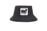 Goorin Bros Baaad Guy Bucket Hat 100% Cotton Animal Series - Black Sheep