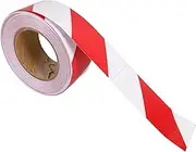 SOLUSTRE 1 Roll Reflective Tape Red White Reflective Tape Outdoor Adhesive Reflector Tape Warning Safety Reflective Tape for Vehicles Trailers Boats Signs