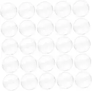 IMIKEYA 50pcs Empty Plastic Transparent Balls For Vending Machine Capsules Claw Machine Fillers Goodie Bags Stuffers And Multi-purpose Packing Balls