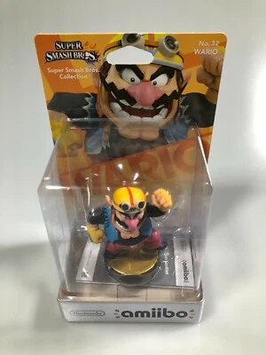 Nintendo Amiibo Super Smash Bros Series--Wario Figure EU edition ***Brand New***