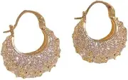 MAYJAI Micro-encrusted zircon wrap-type temperament earclasp Stylish high-quality earrings Earrings