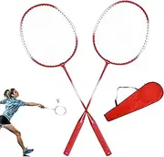 Badminton Rackets - Racquets Set | Recreation Accessories | Alloy Badmintons Equipment for Outdoor, Garden, Beach, Family Fun Game Beaches Backyard Park Activities (670MM/26.38 Inches)