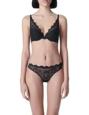 [Simone Perele] Freesia Tanga Brief In Black