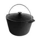 Cast iron tourist cauldron with lid 2.11 gl .2024. Brizoll .2025