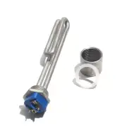 32mm Water Heater Resistance Tube BSP Threaded Fold U Shape Immersion Pipe 240V