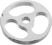 Uonlytech Sausage Stuffer Nozzles Heavy Duty Meat Plate Stainless Steel Cutting Disc for Home Kitchen Use Compatible Various Meat Grinders Easy Installation Versatile Grinding