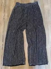 Parker NY Ellen Sequin Pant, NWT, Size 6 Wide Leg