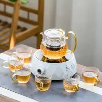在飛比找樂天市場購物網優惠-耐熱玻璃茶壺電陶爐煮茶器家用小型電熱茶爐蒸煮茶壺燒水泡茶靜音