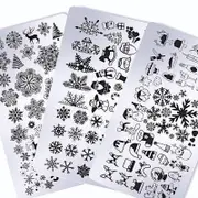 Christmas Nail Art Stamping Plates