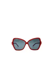 Logo logo sunglasses 64 Red