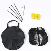 Golf Training Accessories Practice Chipping Golf Net Adjustable Warm Up Golf Training Aids Pop Up Golf Net Gift 6 PU Balls Golf Practice Net