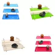 Product Display Steps / Stand Retail Shelf / 40+ Perspex Colours / 2 & 3 Tier