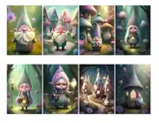 Gnome Tags Junk Journal Scrapbook