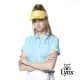 【Lynx Golf】女款吸濕排汗羅紋領滿版獎盃圖樣印花短袖POLO衫/高爾夫球衫(淺藍色)