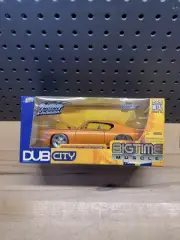 Jada Dub City Big Time Muscle 1969 Pontiac GTO Judge 1:24 Orange Diecast