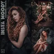 5 insta Moody presets Lightroom presets Dark presets Moody preset Cinematic