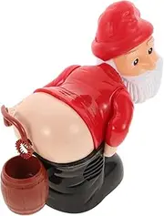 Kisangel Funny Santa Fart Bubble Machine Automatic Bubble Blower for Christmas Present for Fun Party for Large Gatherings