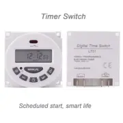 12V Digital Timer Switch Programmable Control LCD Time Relay Day/Week On-off AU